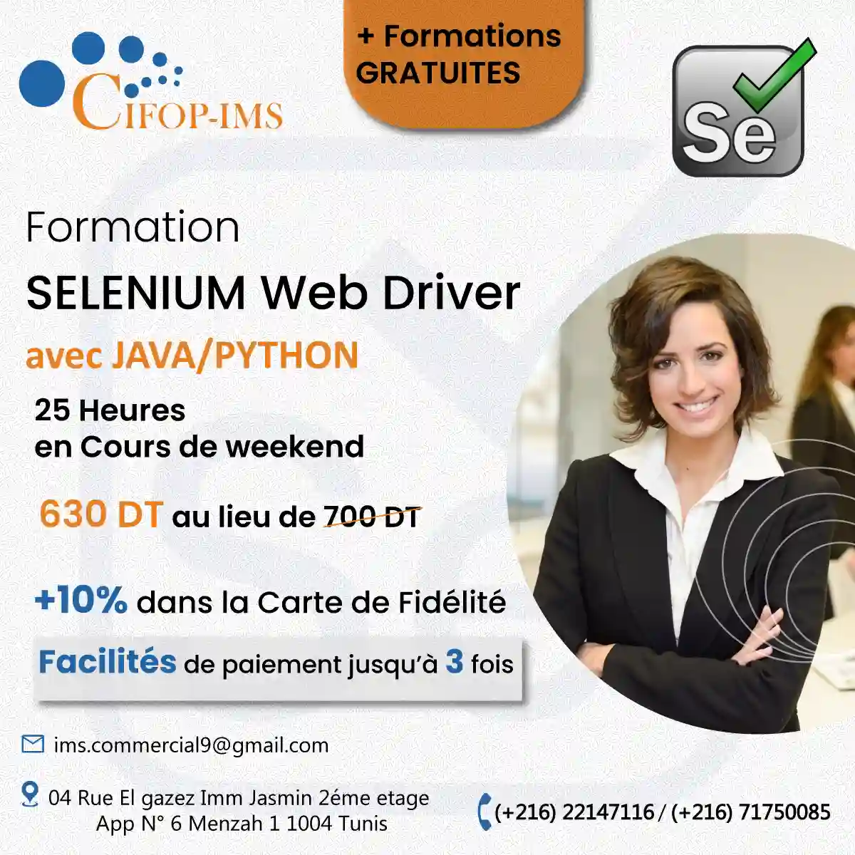 Formation Selenium Web driver avec Python / Java