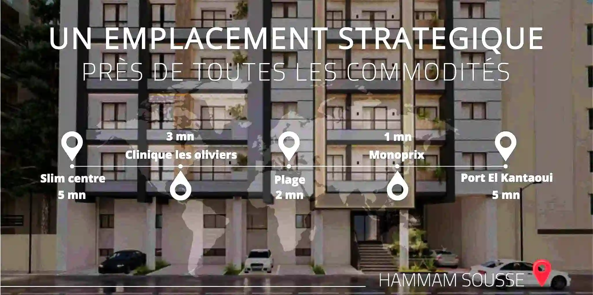 Des Appartements s1 et s2 Directe Promoteur à Hammam Sousse0