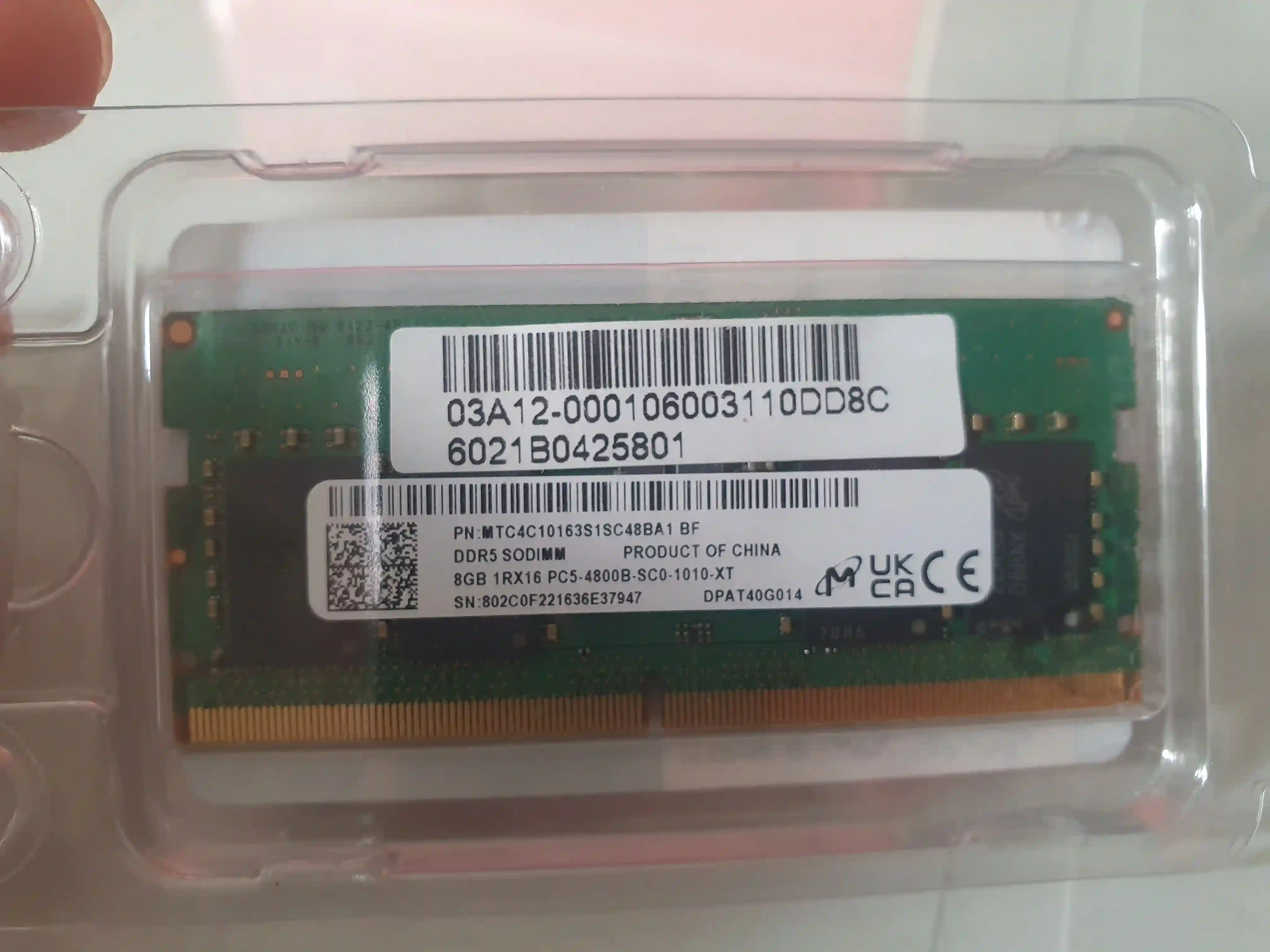 Ram 8go Ddr5 Neuve Pour pc Portable à Cite El Khadra0