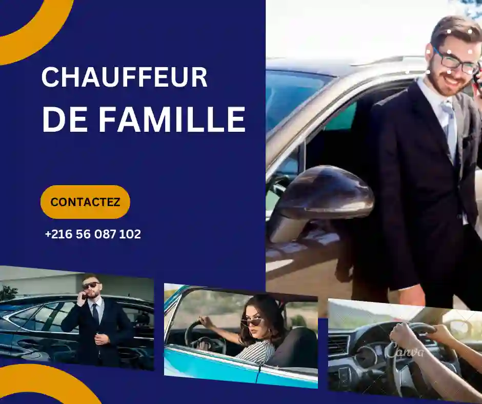 CHAUFFEUR DE FAMILLE HOMME ET FEMME