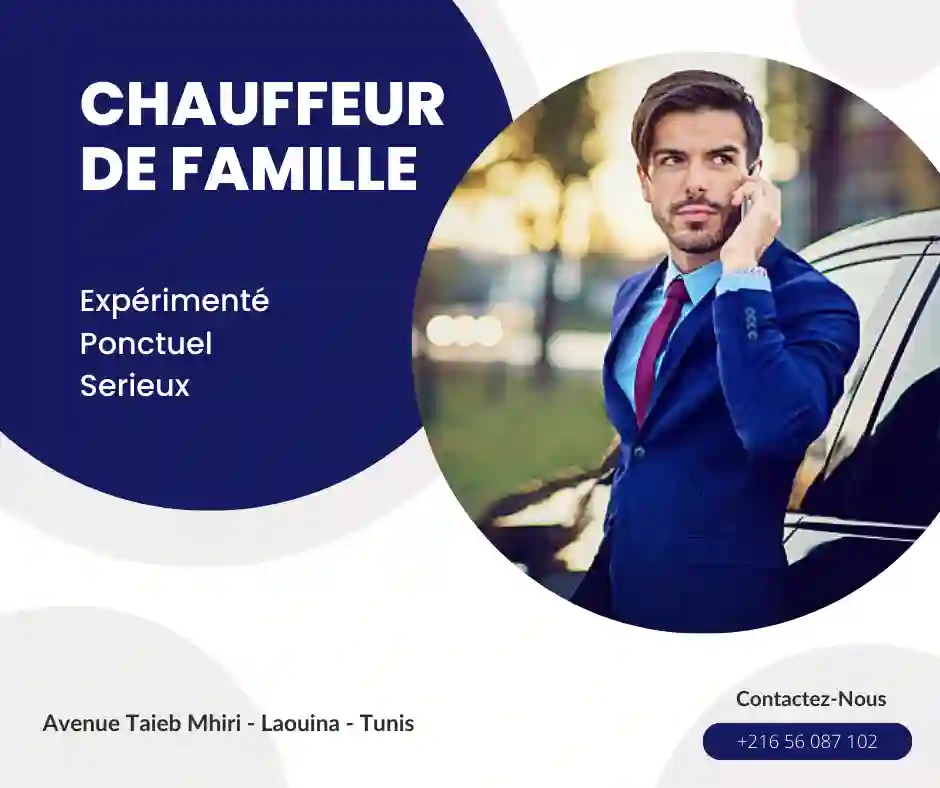 Vous cherchez Un chauffeur de famille par Mois? 0