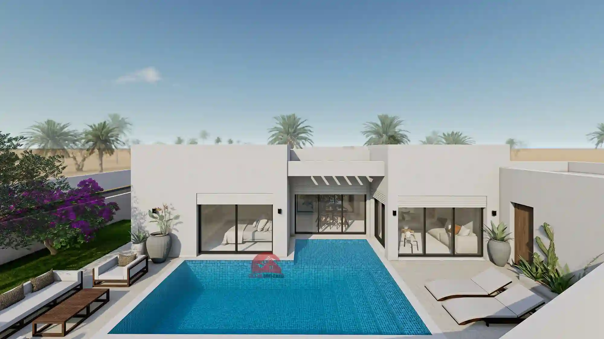 Villa clé en Main Avec Piscine à Djerba Tunisie – réf P6520