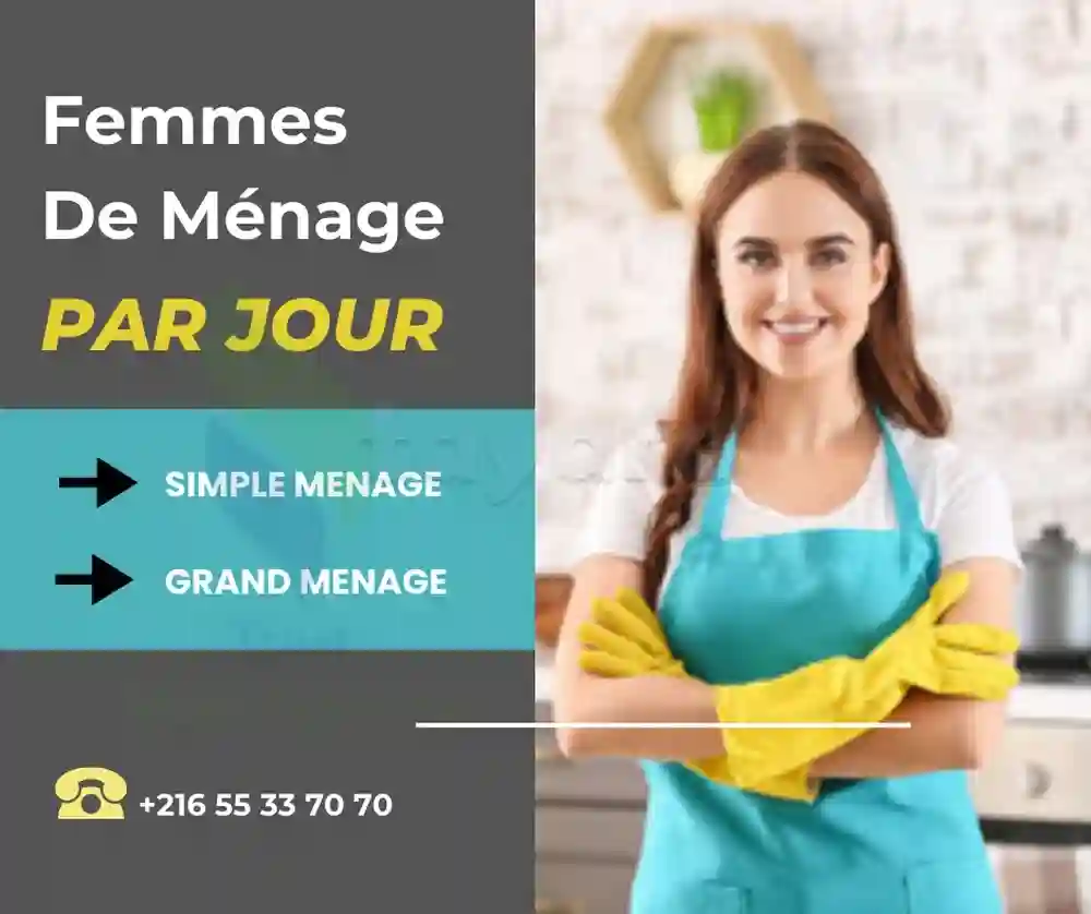 Femmes DE Menage PAR Mois A Sousse - 24606205 - Vue 1