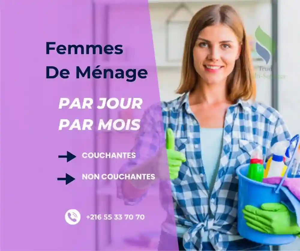 Femmes DE Menage PAR Mois A Sousse - 24606205 - Vue 3