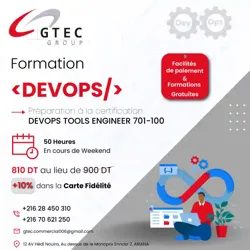 Formation Devops Tools Engineer à Ariana Ville