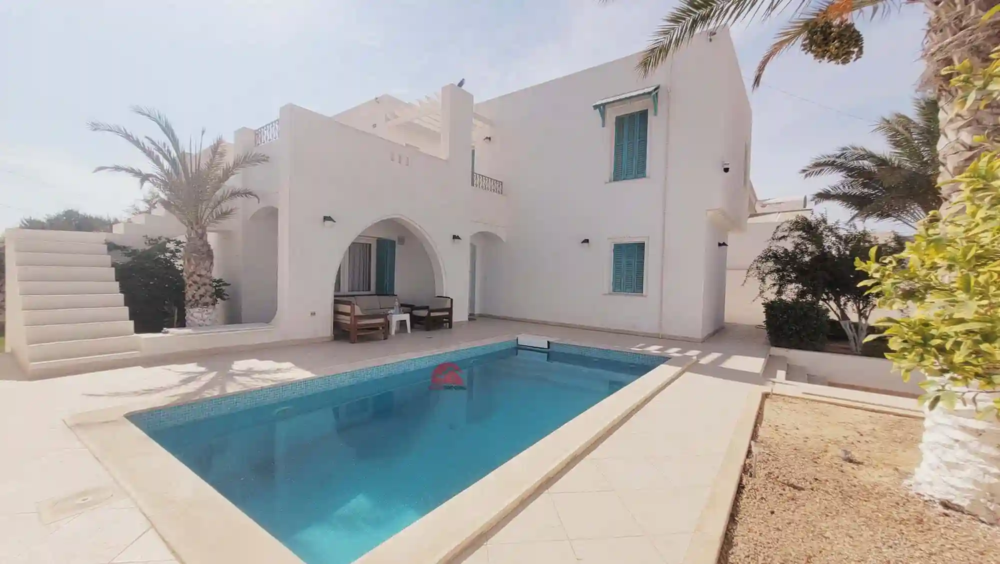 Villa Avec Piscine – Titrée à Djerba Midoun zu – réf V688 - Vue 2