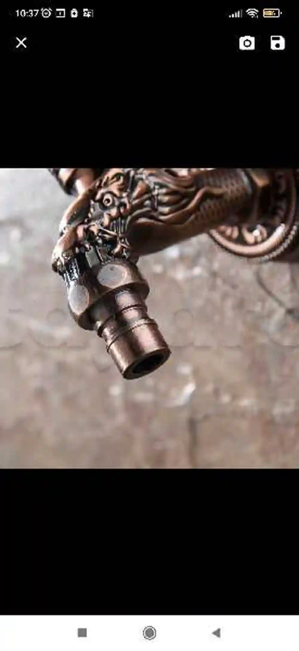 Robinet Jardin Antique Importé - Vue 3