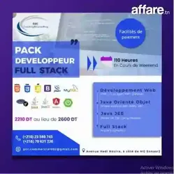 Formation Pack Développeur Full Stack