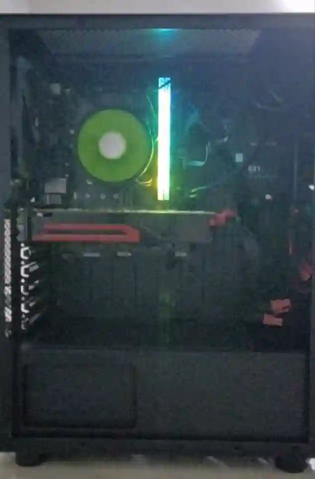 Nité Gamer i3 9100f 8go amd 7700 ssd 240go à El Mourouj - Vue 1