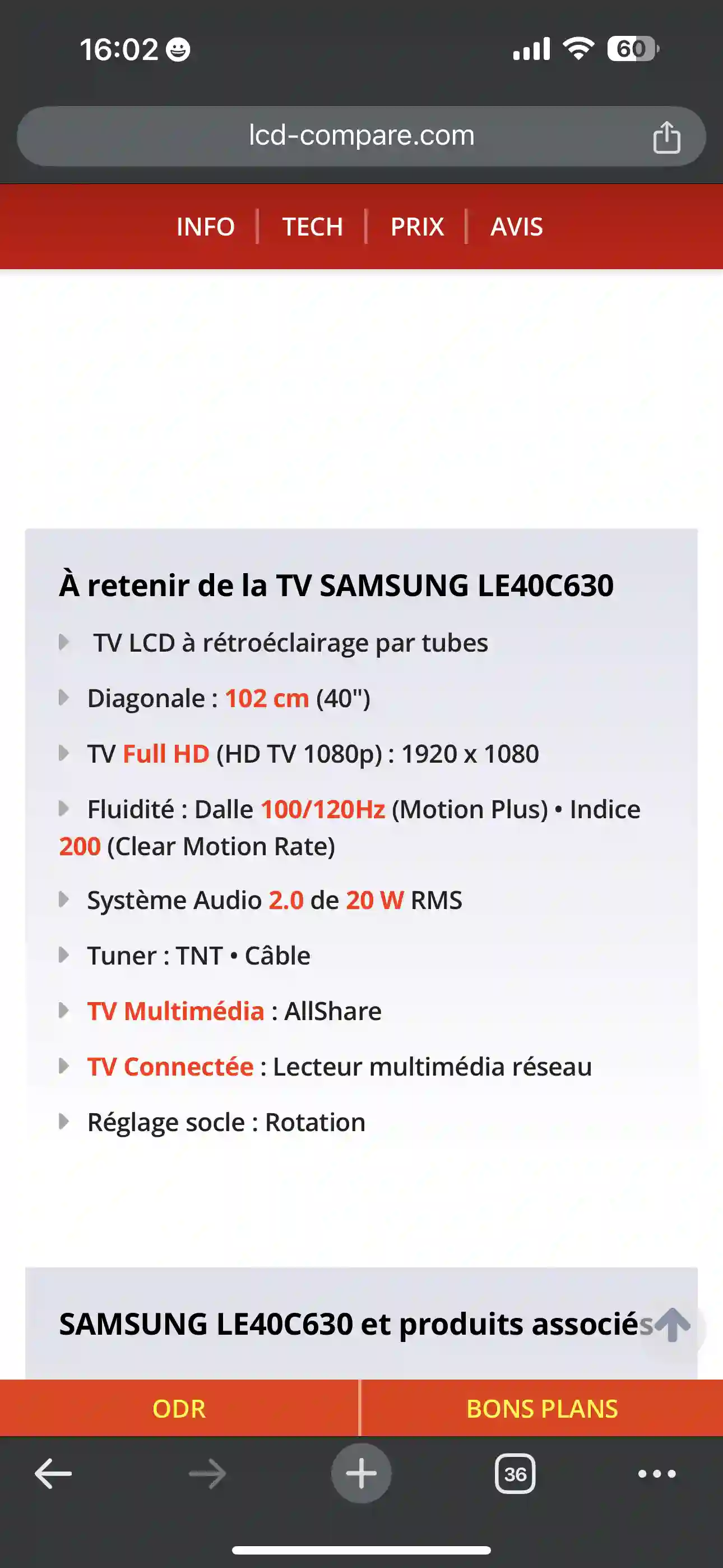 Samsung Full hd 40 Pouces à La Soukra0