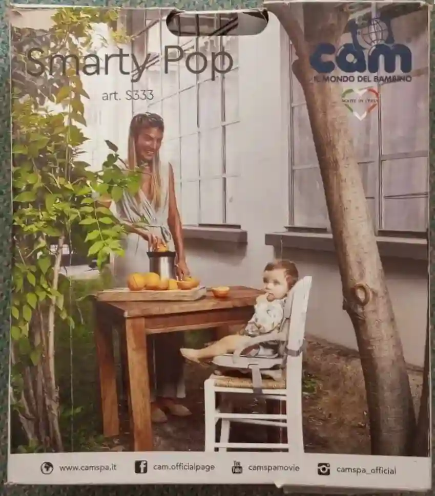 Chaise Repas Bébé Réhausseur de Chaise CAM Smarty Pop - Vue 1