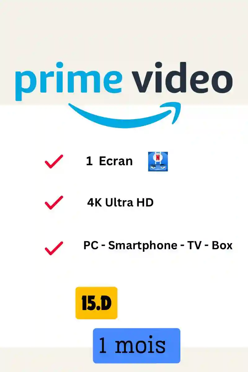 Netflix Amazon Prime Video et Spotify Shahid vip à Monastir - Vue 3