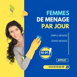 Femme DE Menage PAR Jour A Borj Cedria