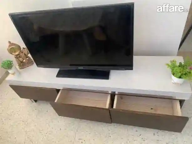 Table TV 📺 Avec Élément « Sans Télévision »avec Table Base - Vue 12