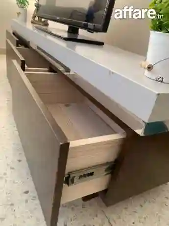 Table TV 📺 Avec Élément « Sans Télévision »avec Table Base - Vue 7