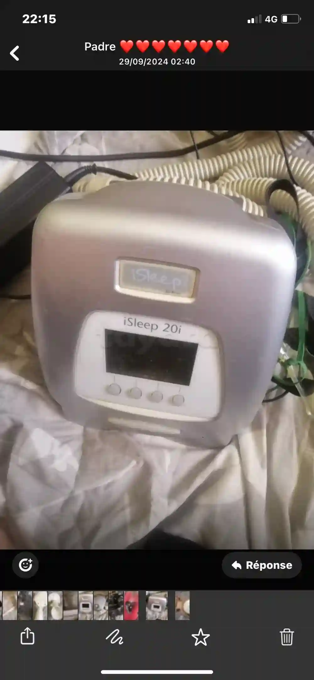 Appareil Pour Apnée de Sommeil - Vue 1