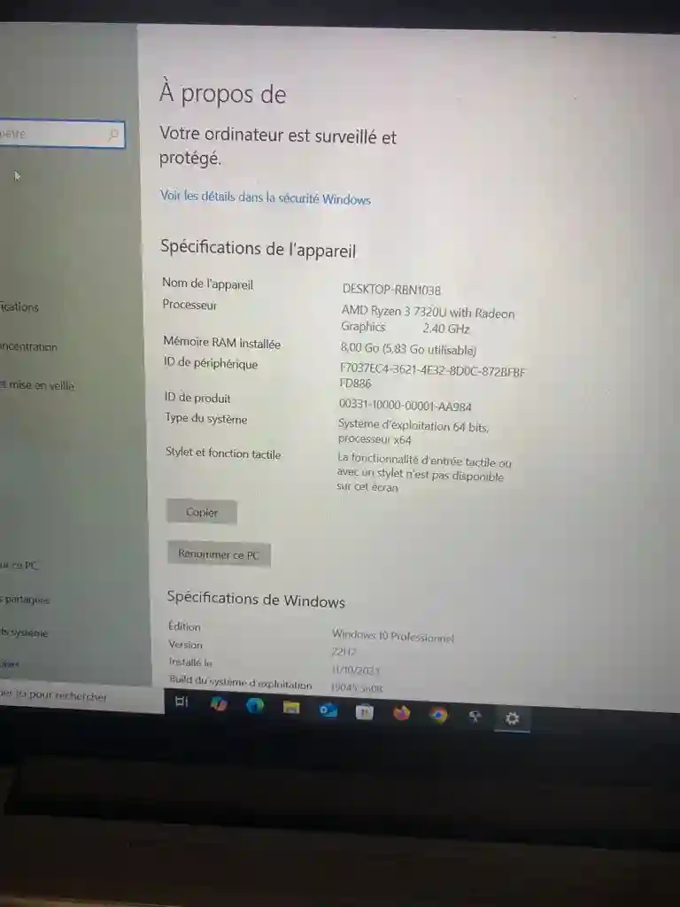 PC Portable Lenovo - Vue 3