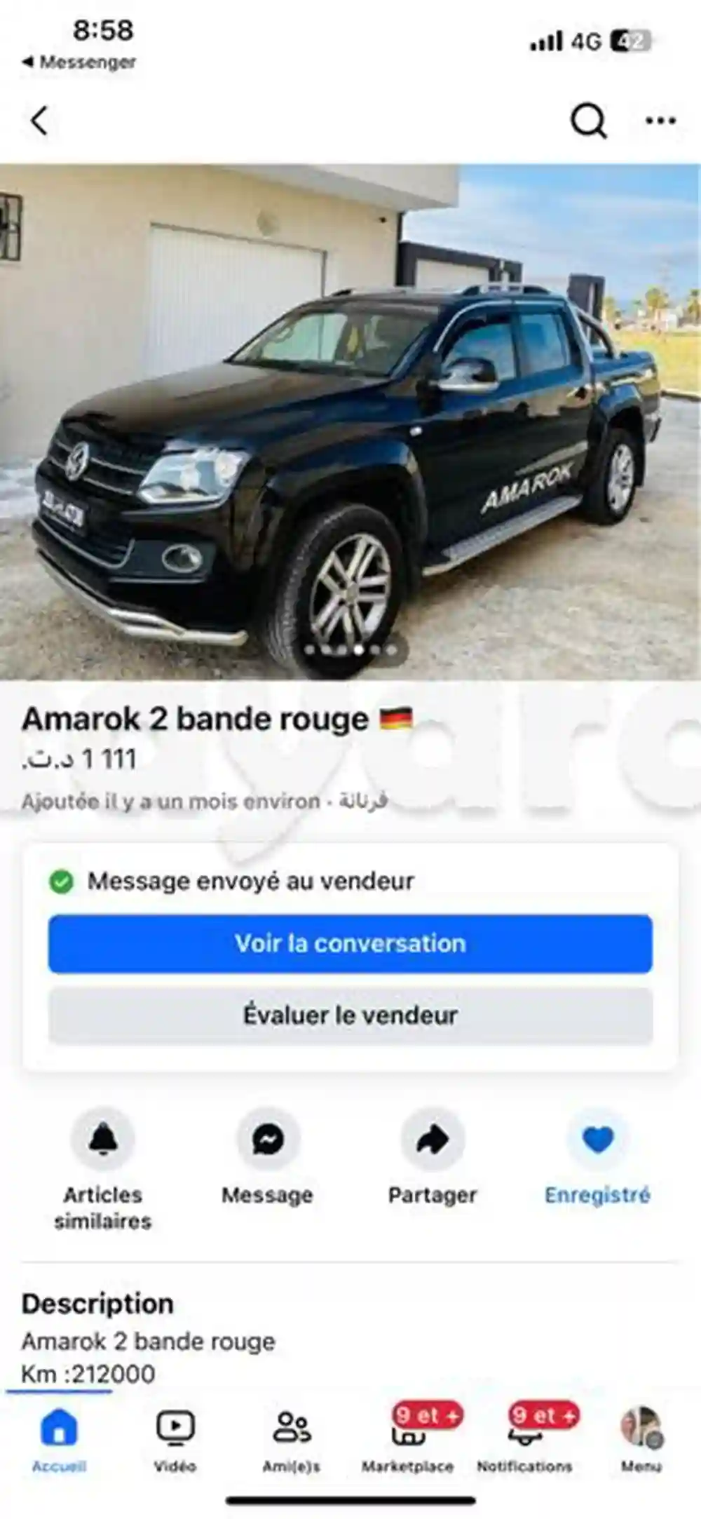Pickup w Amarok - Vue 1