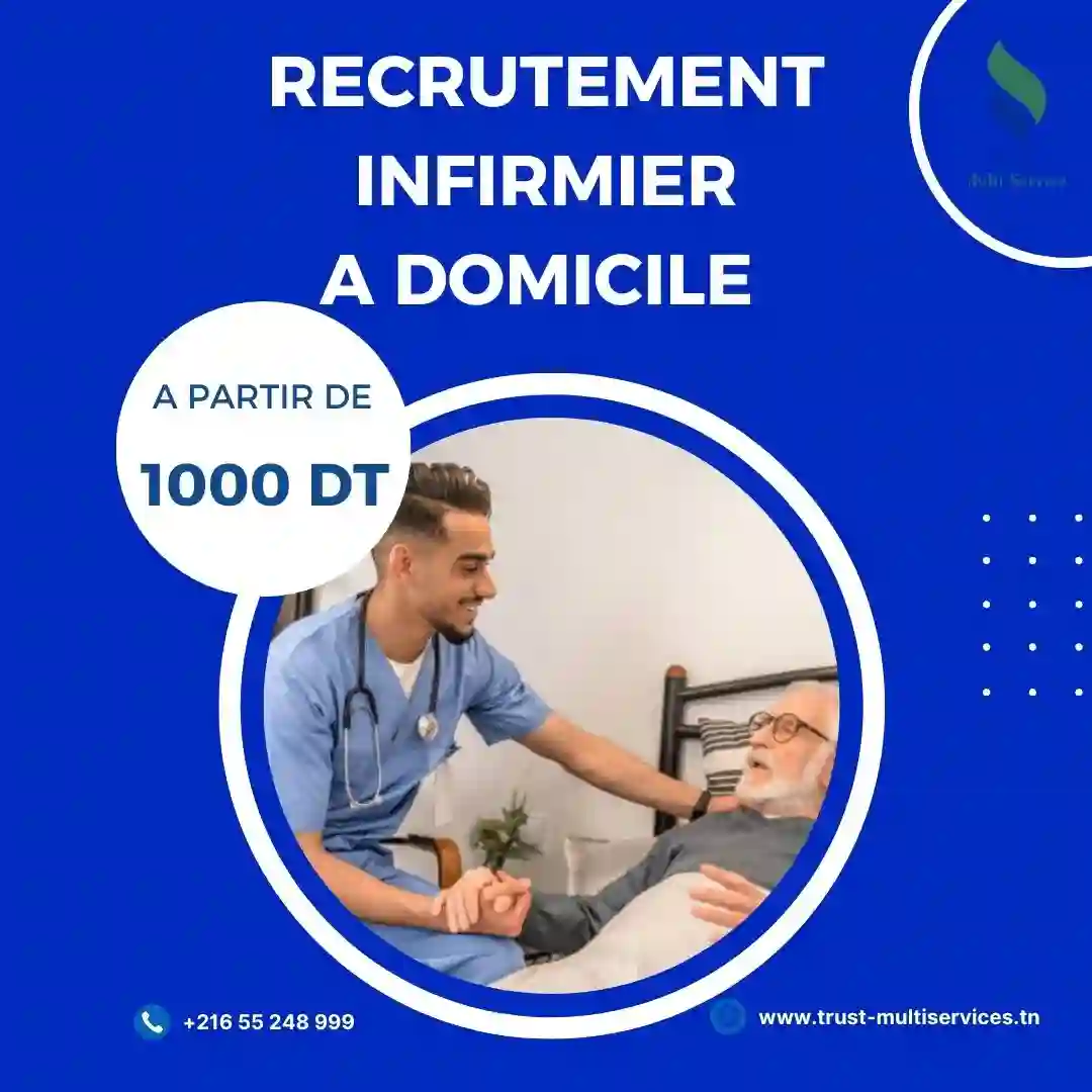 RECRUTEMENT INFIRMIER(E) A DOMICILE A MONASTIR - Vue 1