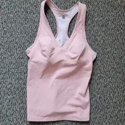 top V Neck Pink