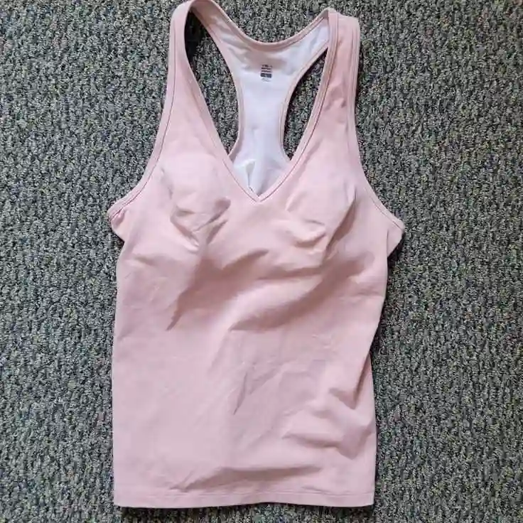 top V Neck Pink