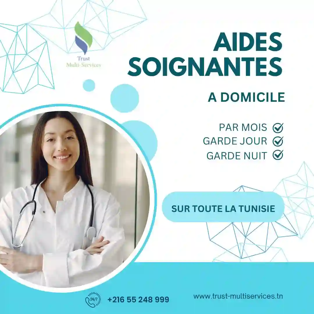 AIDE SOIGNANTE À DOMICILE A ZAGHOUAN