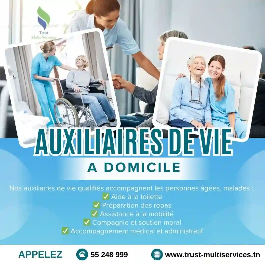 AUXILIAIRE DE VIE À DOMICILE A HAMMAM CHAT