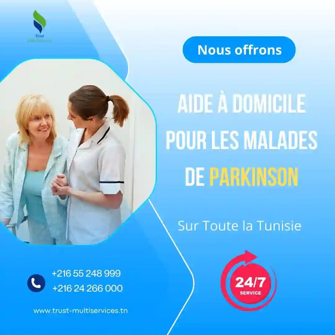 GARDE À DOMICILE DES MALADES DE PARKINSON A BIZERTE