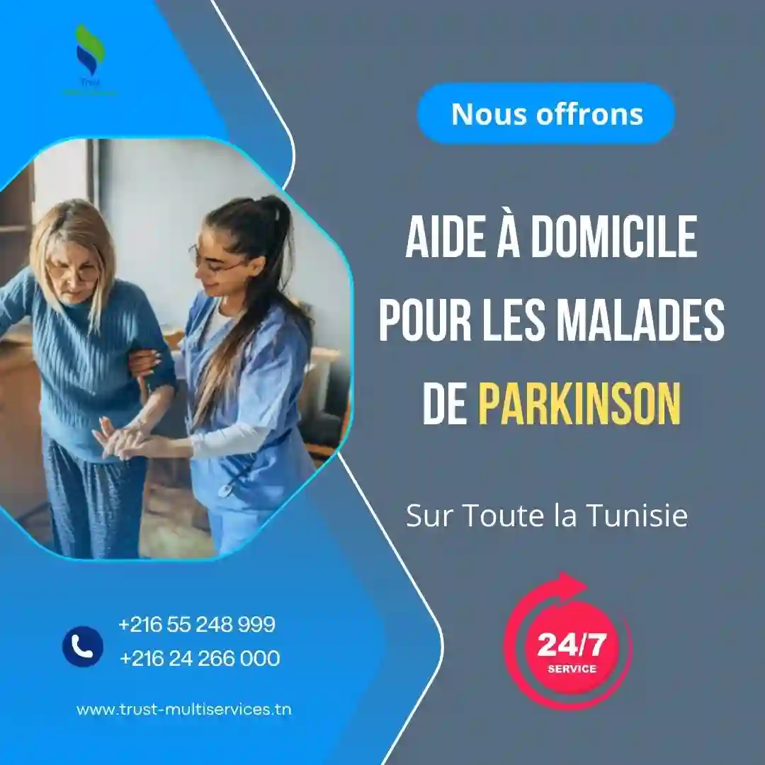 GARDE À DOMICILE DES MALADES DE PARKINSON A HAMMAM CHAT