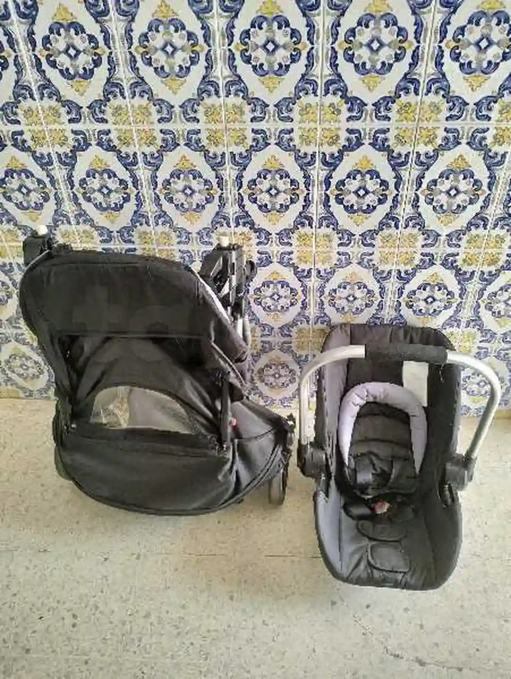 Poussette TEX Baby Duo 3 Roux - Vue 1