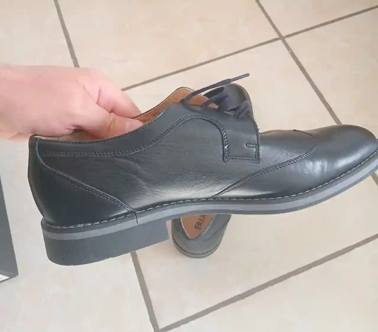 Chaussure Blue Island Original Chic Vrai Cuir Neuf P 43 - Vue 2