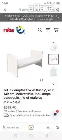 Lit Bébé Ikea Évolutif et Convertible