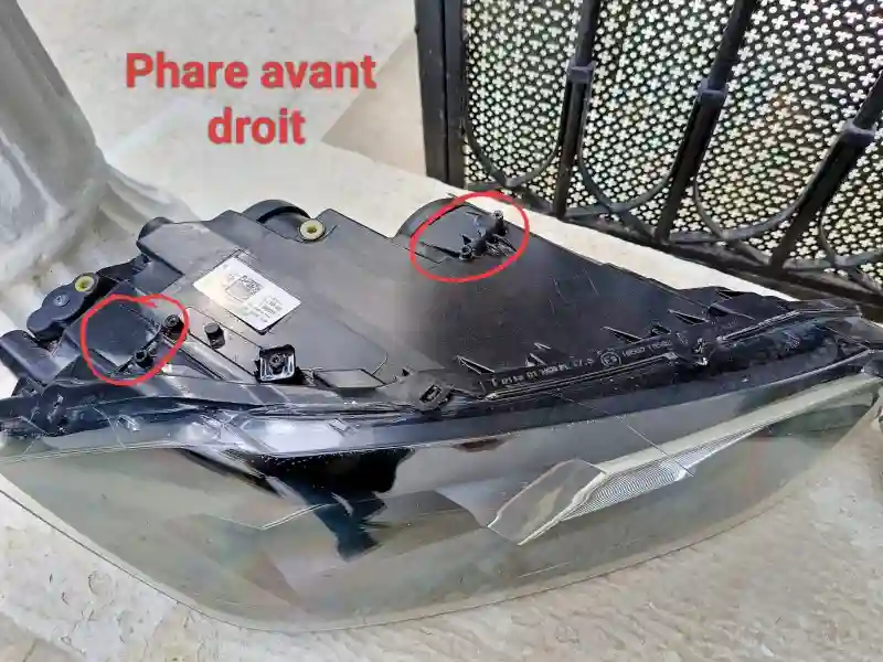 Paire De Phares Avant Full LED Pour Volkswagen Polo 8 - Vue 3