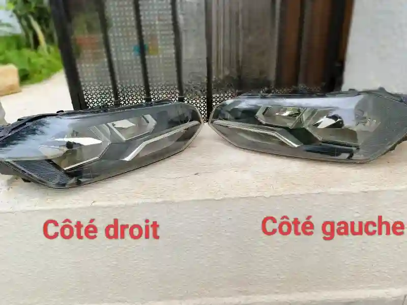 Paire De Phares Avant Full LED Pour Volkswagen Polo 8 - Vue 6
