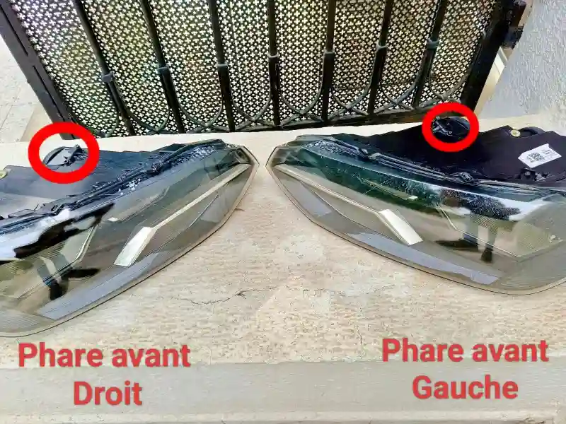 Paire De Phares Avant Full LED Pour Volkswagen Polo 8 - Vue 8