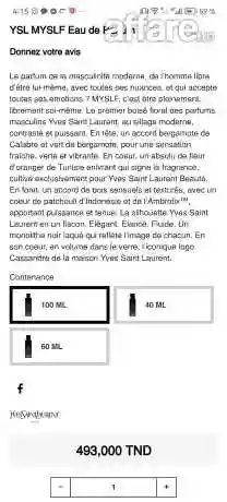 Eau de Parfum YSL Myslf 100ml - Vue 2