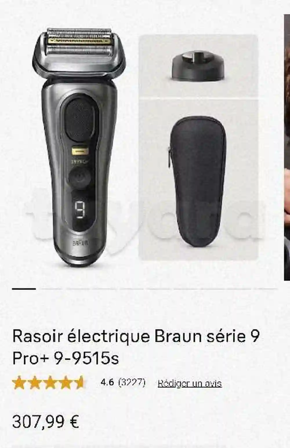 Tondeuse Braun S9 Pro - Vue 3