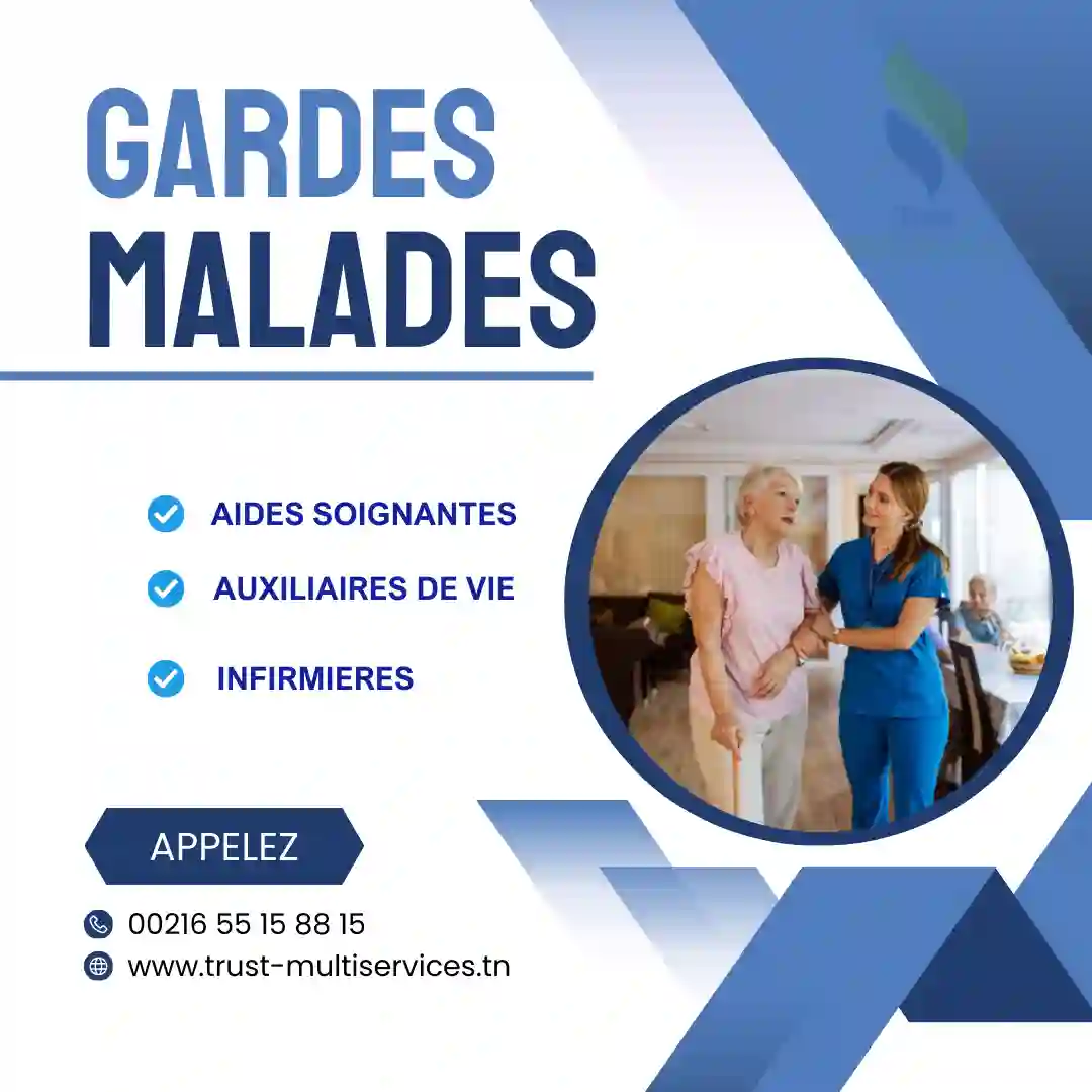 gardes malades a domicile par mois a cite olympique