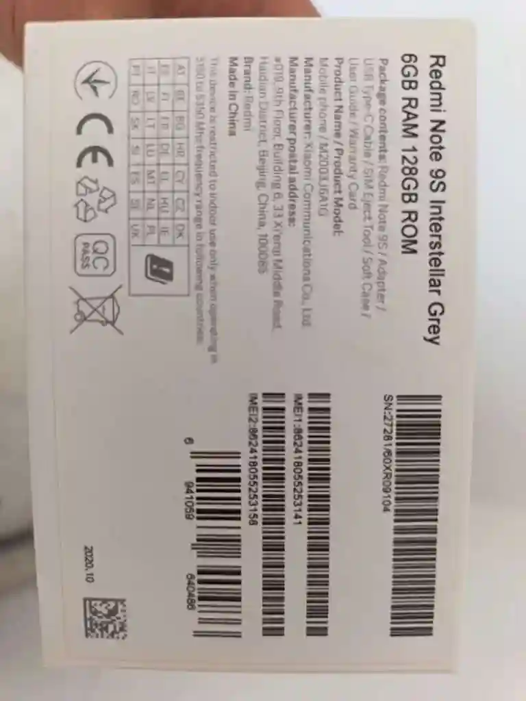 Redmi Note 9 s 128gb - Vue 2