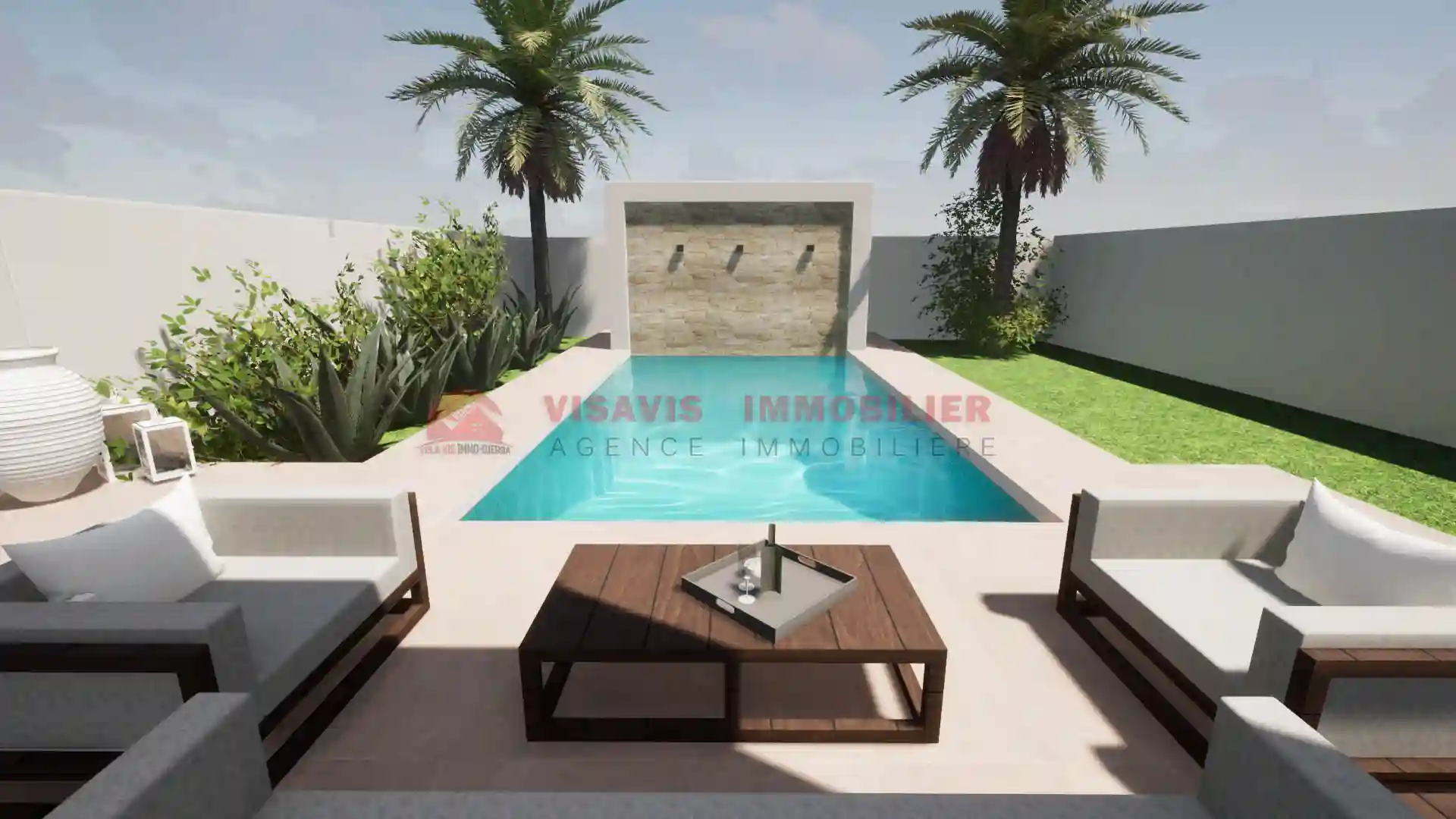 Construction Villa en Zone Urbaine Djerba – réf P694 - Vue 2