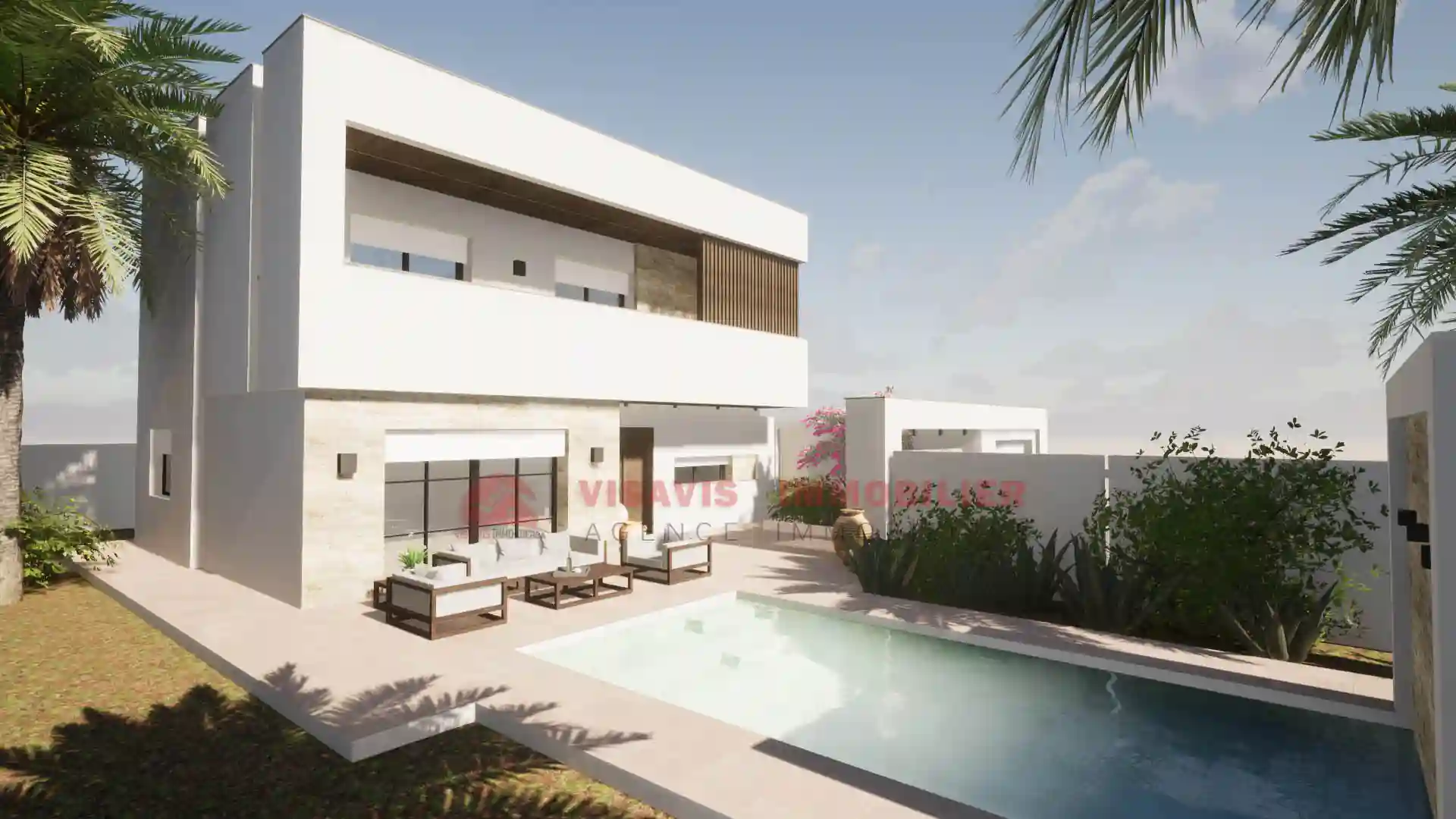 Construction Villa en Zone Urbaine Djerba – réf P694 - Vue 3