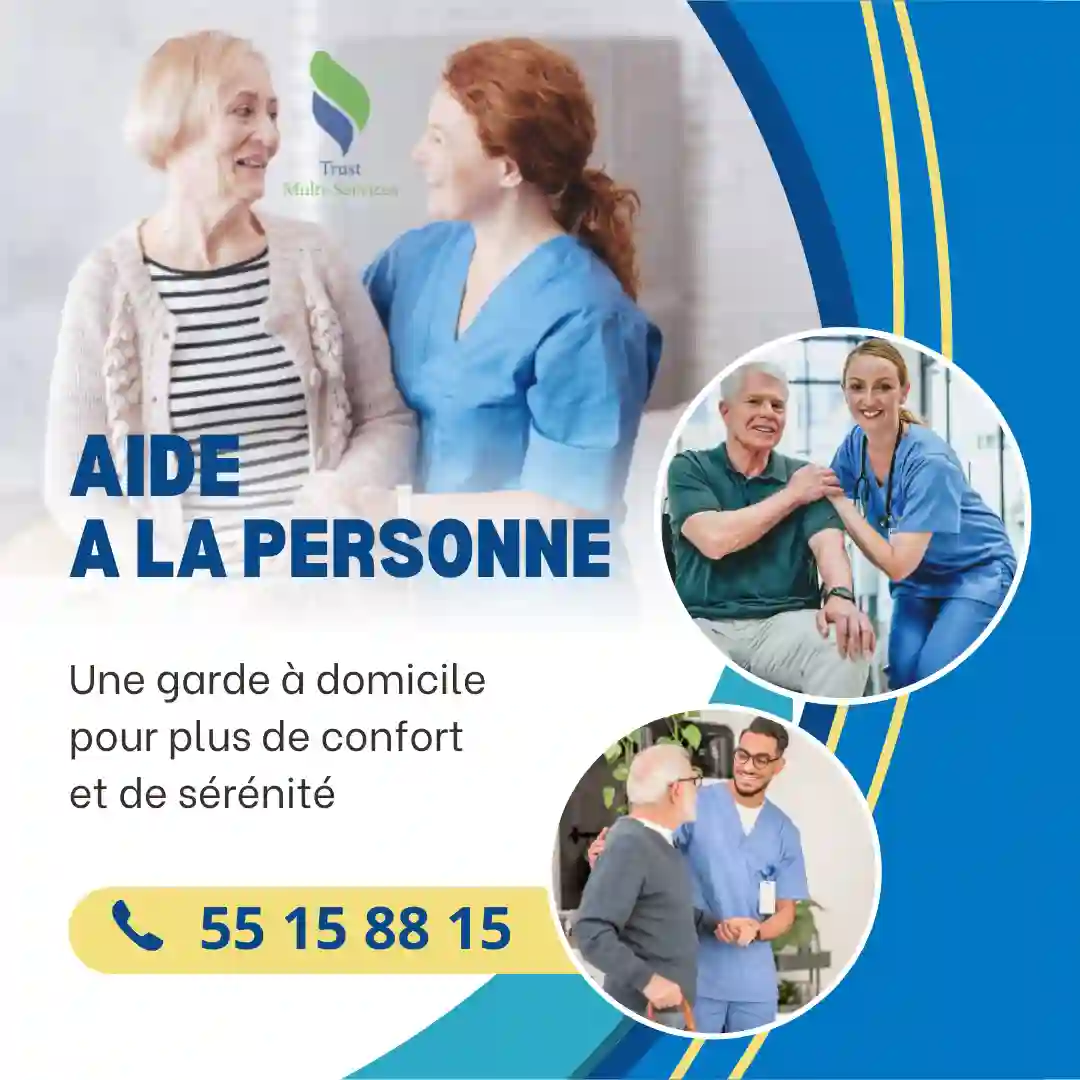 garde personne agee couchante a el Manar