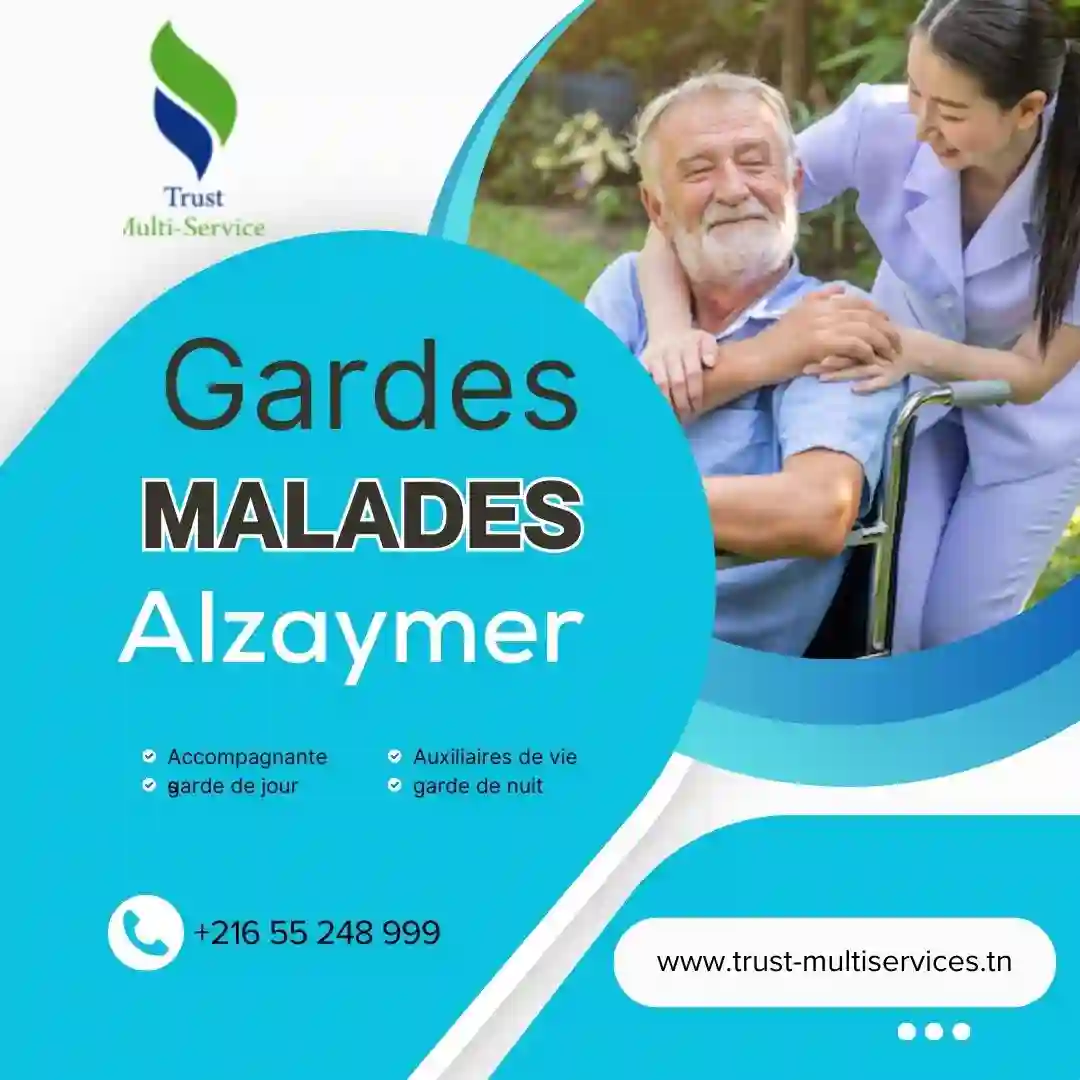 SOINS A DOMICILE POUR MALADES ALZAYMER A LA SOUKRA