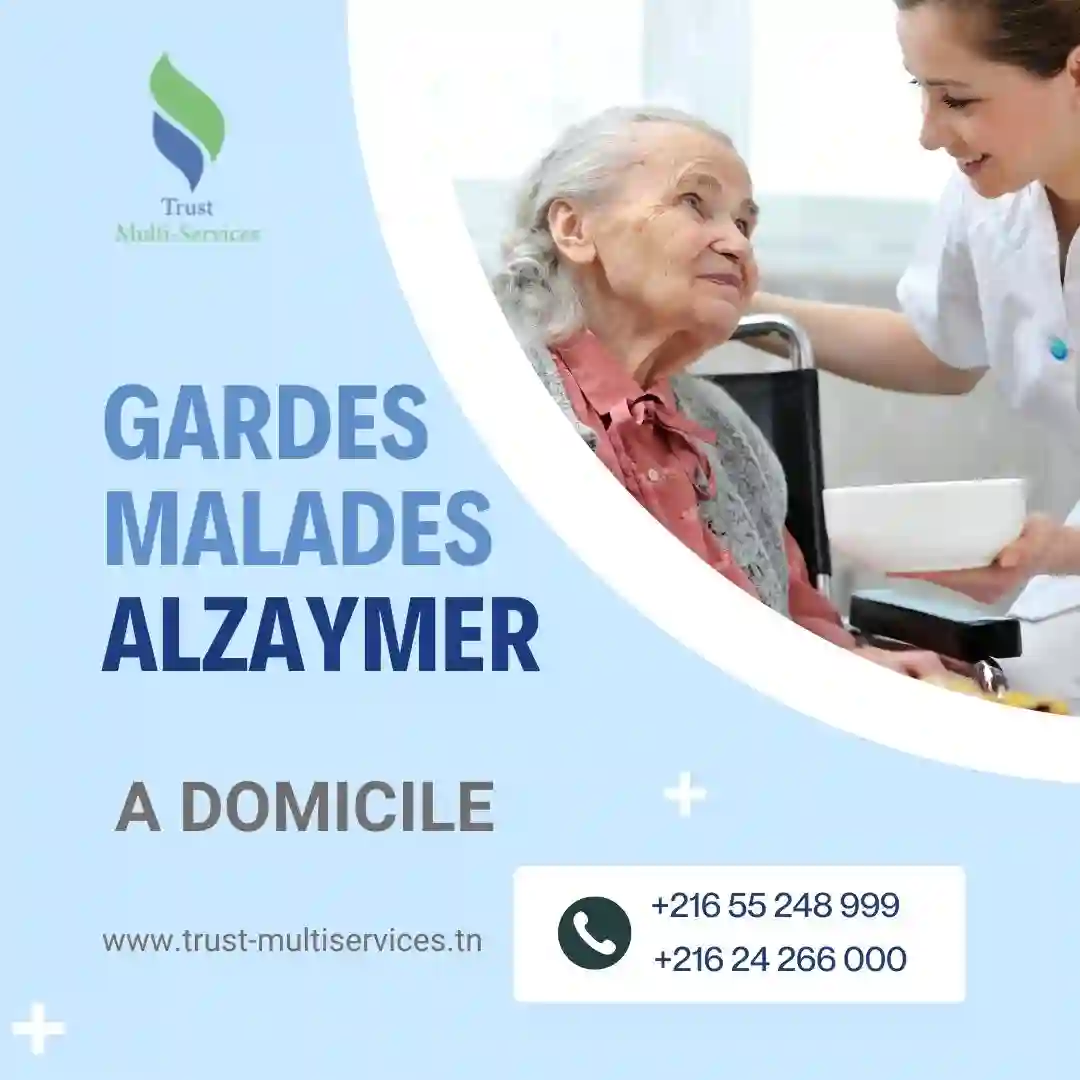 SOINS A DOMICILE POUR MALADES ALZAYMER A MREZGA HAMMAMET