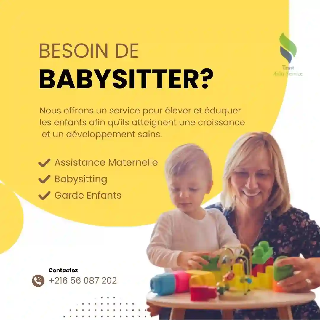 Besoin d’une Baby-sitter à domicile A BOUMHEL?