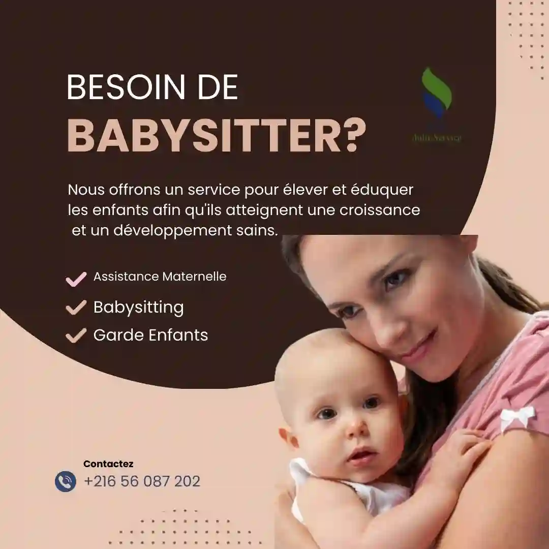 Besoin d’une Baby-sitter à domicile A MEDINA JEDIDA ?