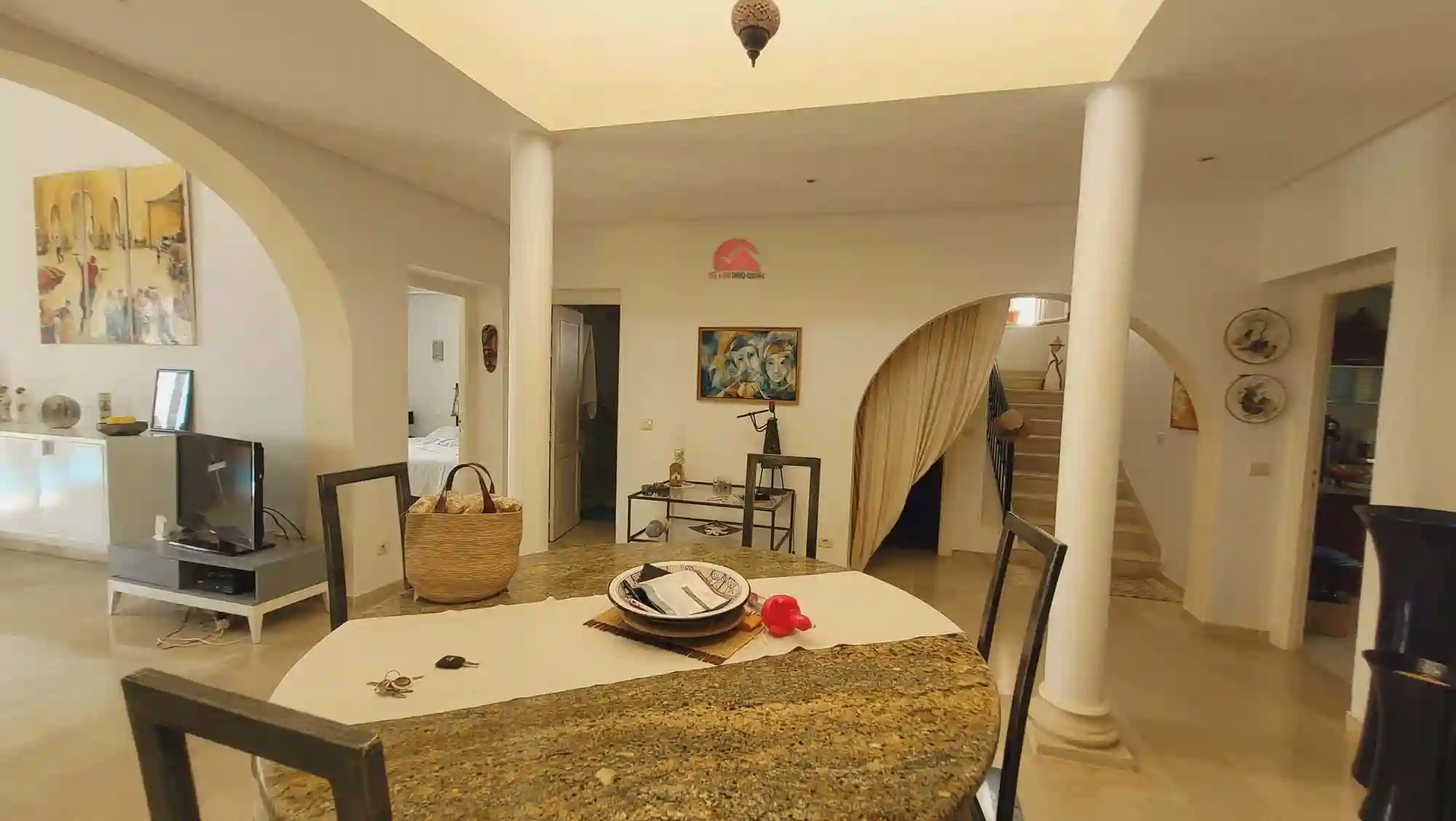 Belle Villa Avec Piscine Privée en Zone Touristique Djerba - Vue 2
