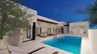 Villa EN U ET Piscine À Houmt Souk Djerba-réf P653