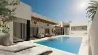 Villa EN U ET Piscine À Houmt Souk Djerba-réf P653 - Vue 1