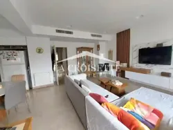 Triplex s+3 Avec Jardin et Piscine Couverte à la Soukra Mtrl0103